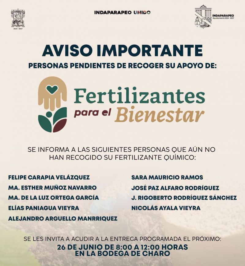 Fertilizante Químico para el Bienestar